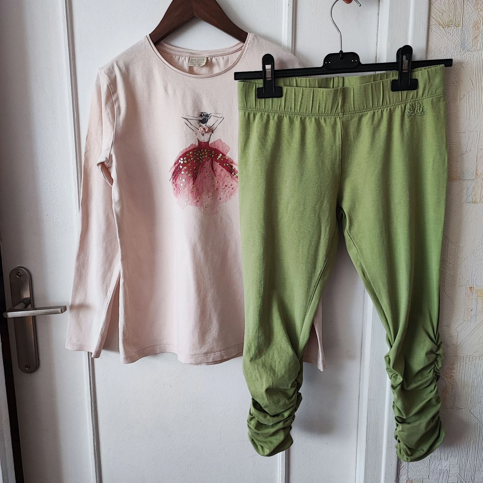 Lot haut manches longues, leggings 